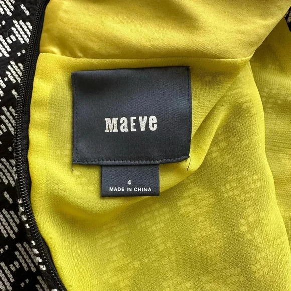 Anthropology Maeve beautiful dress casual elegant work office preppy Sz 4 - Picture 3 of 5